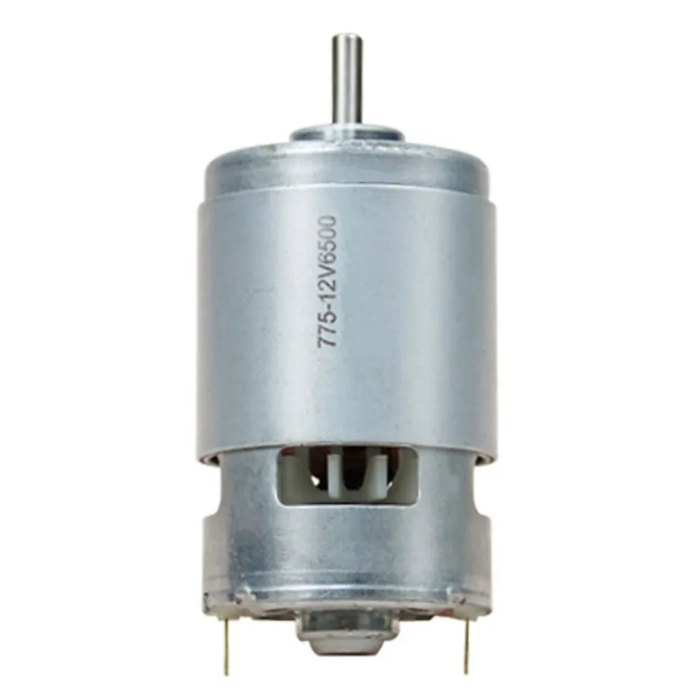 Adjustable Speed Motor 775 DC Motor Forward And Reverse Rotation Low Noise Metal Material DIY Projects Measured Parameters