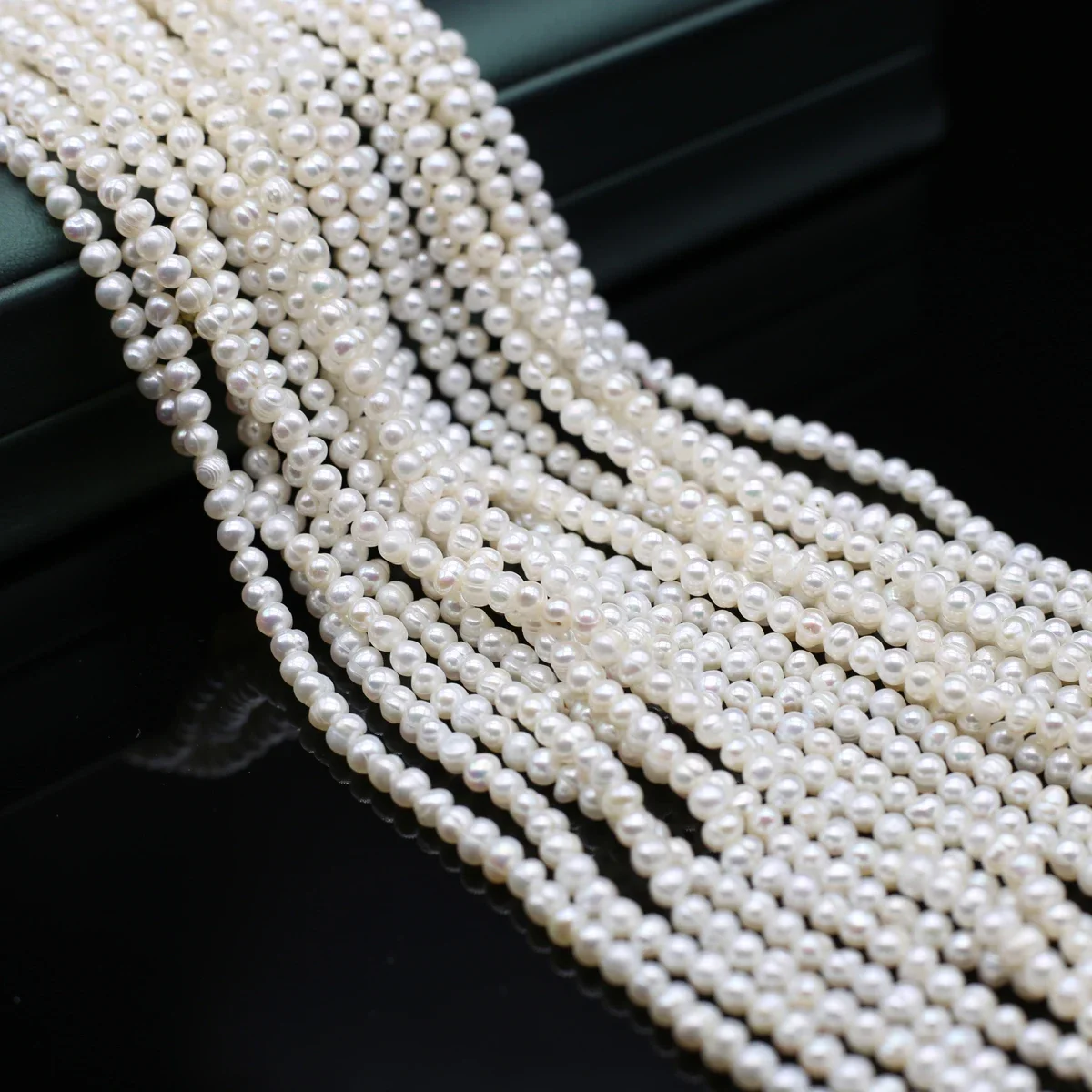 

Wholesale Mini Natural Freshwater Small Pearl Beads Loose Spacer Bead for Jewelry Making DIY Nacklace Bracelet Accessories 36cm