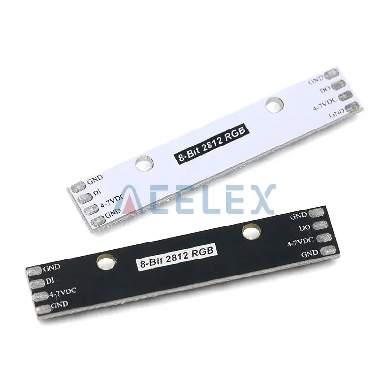 Stick 8 channel WS2812 5050 RGB LED lights built-in full color-driven development board