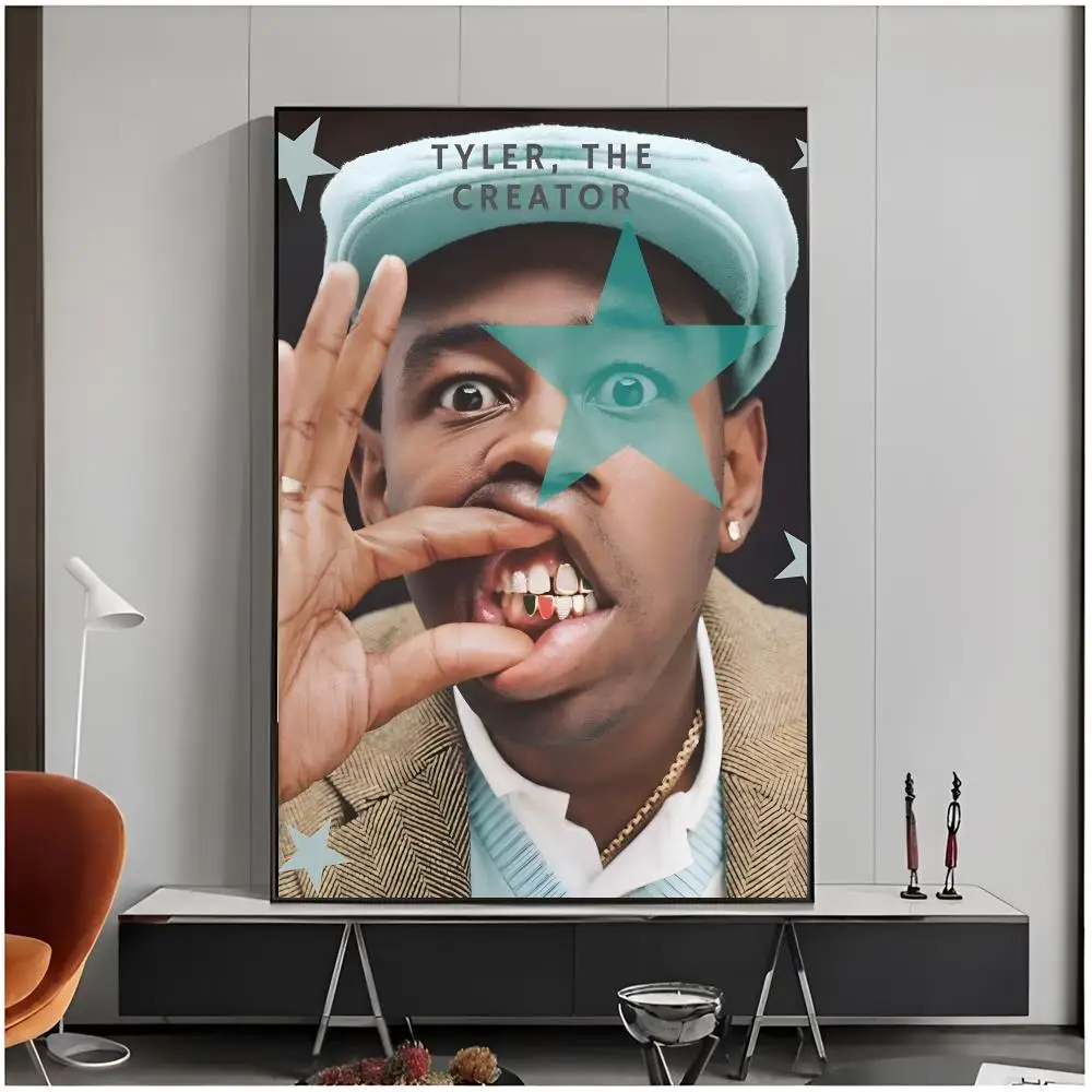 Trendy Singer T-Tyler Gregory Okonma Poster Living Room Bedroom Decorative Print Unframed Decor