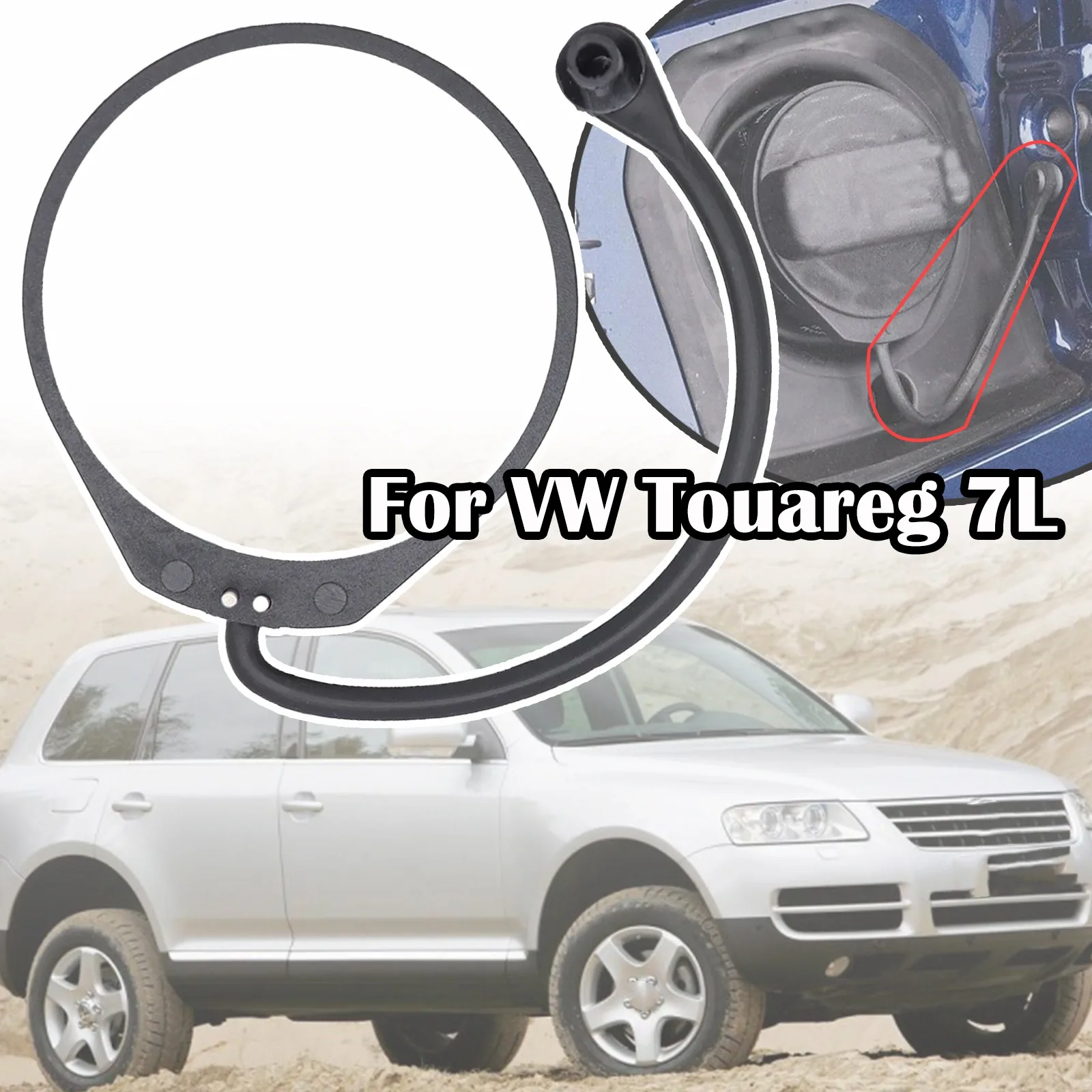 Do VW Touareg 7L Korek Wlewu Paliwa Zbiornika Paliwa Linka Zabezpieczająca Akcesoria Samochodowe 2003 2004 2005 2006 - 2010