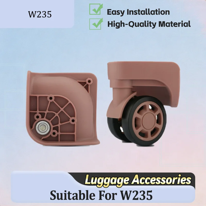

For W235 Durable Luggage Replacement Wheels 360° Swivel TPU Mute Shockproof Suitcase Repair Accessories