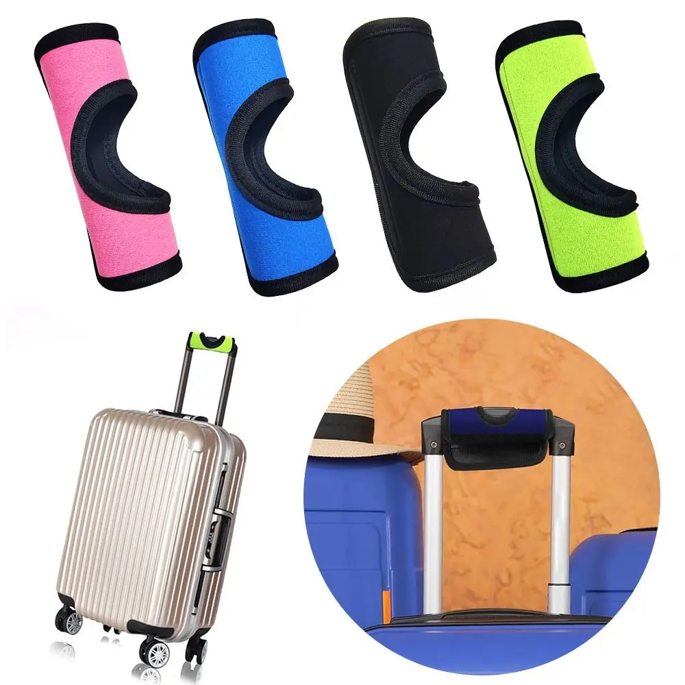 Neoprene Luggage Handle Wrap Soft Push-button Opening Luggage Handle Cover Handle Sleeve Suitcase Bag Handle Identifier