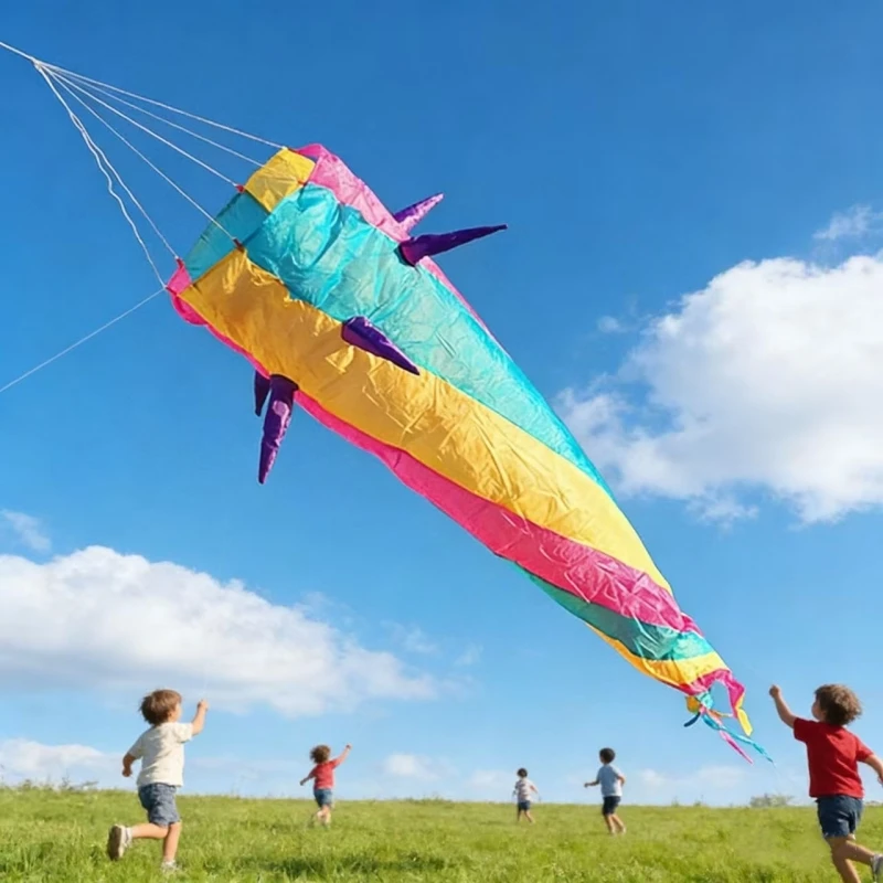 Rainbow kites windsocks 3d kites tails large kites for adults kites accessories soft kite factory kite Flying double penetration