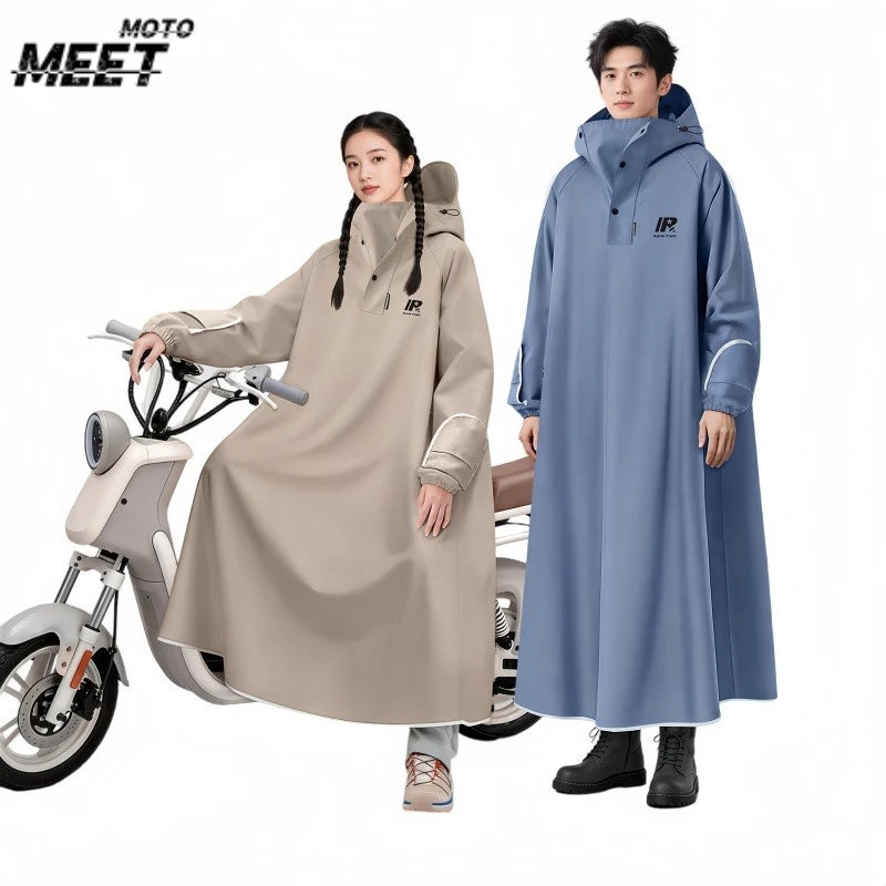 Thicken Oxford Waterproof Motorcycle Raincoat Bike Rider Vehicle Separate Design Body Heavy Rain Protection Waterproof Poncho
