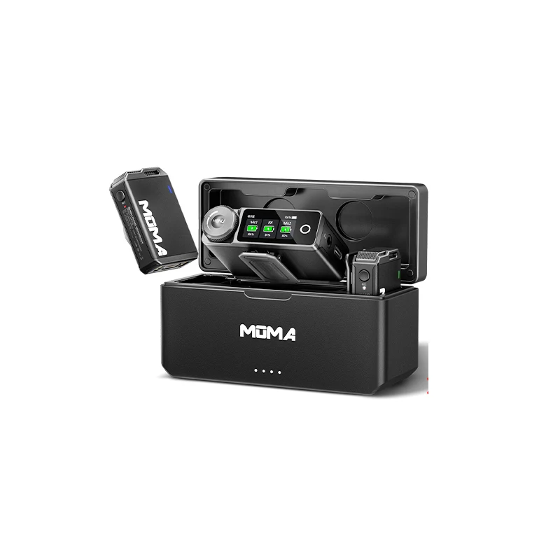 

MOMA Lark MAX Wireless Microphone Live Broadcast Neckline Clip Recording Mammoth Recording Mobile Phone Camera Noise Reduction