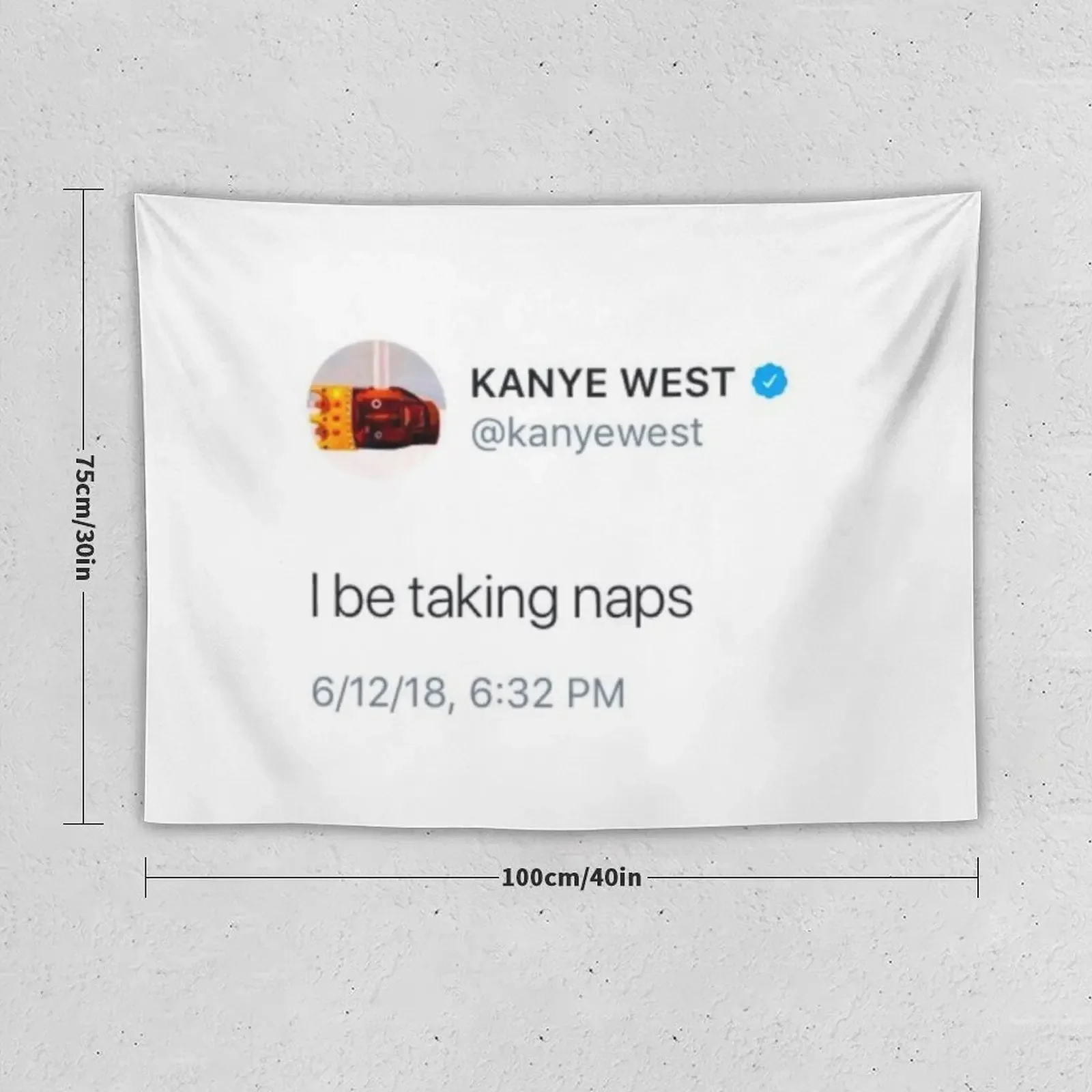 I b taking naps, Tweet, Twitter, Funny, humor, comedy, Tapestry Room Aesthetic Home Decorations Tapestry