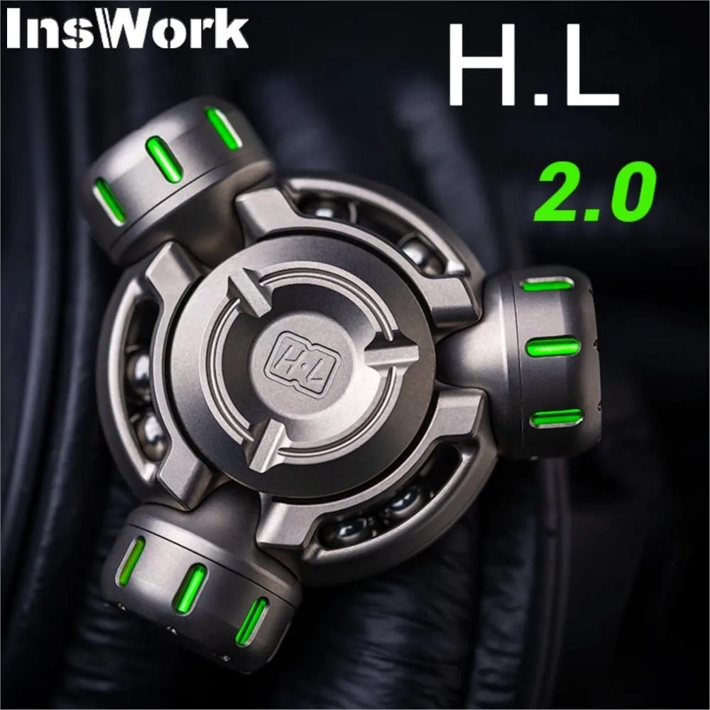 Material Update H.L Bad Mantis 2.0 Slider Self-rebound Fidget Spinner EDC Adult Decompression Toy For A Long Time