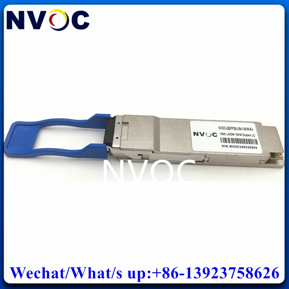 100G QSFP28 LR4 Optical Transceiver Rx Only,QSFP28-CW-10KM QSFP GBIC Duplex LC 100GBASE-LR4 CWDM4 Wavelength Modulation Module