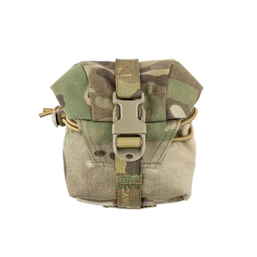 M67 FRAG Pouch CP Style Single Molle Tactical Vest Storage Bag for Handcuffs And Frag Grenade Carrying view 3