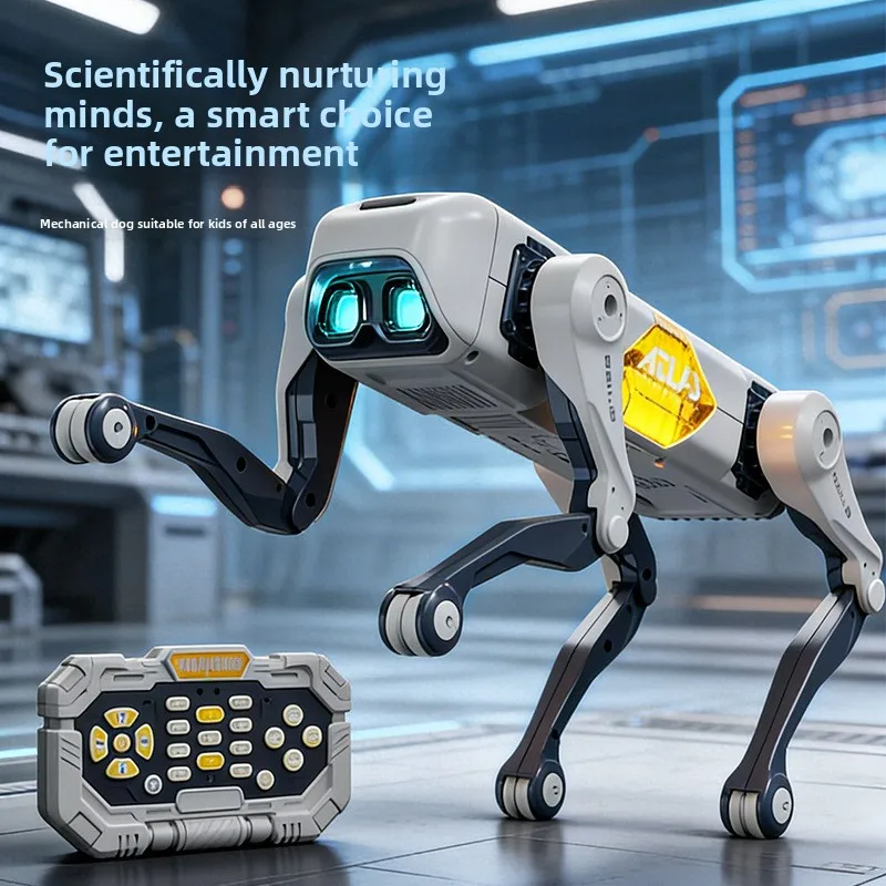 Scientific Parenting for ChildrenaiSimulation Robot Dog Intelligent Voice Bionic Remote Control Mechanical Dog Robot