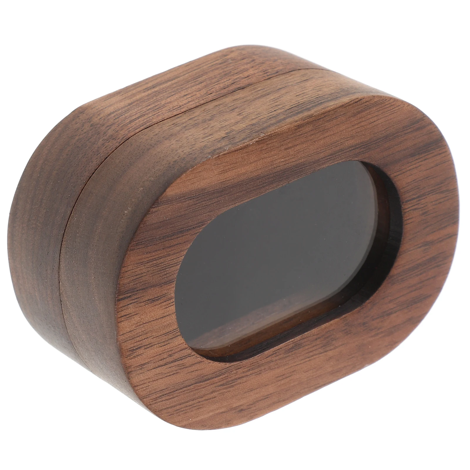 

Luxury Wooden Ring Box For Proposal Wedding Ceremony Two Slot Jewelry Storage Organizer Mens Ring Holder Elegant Gift For