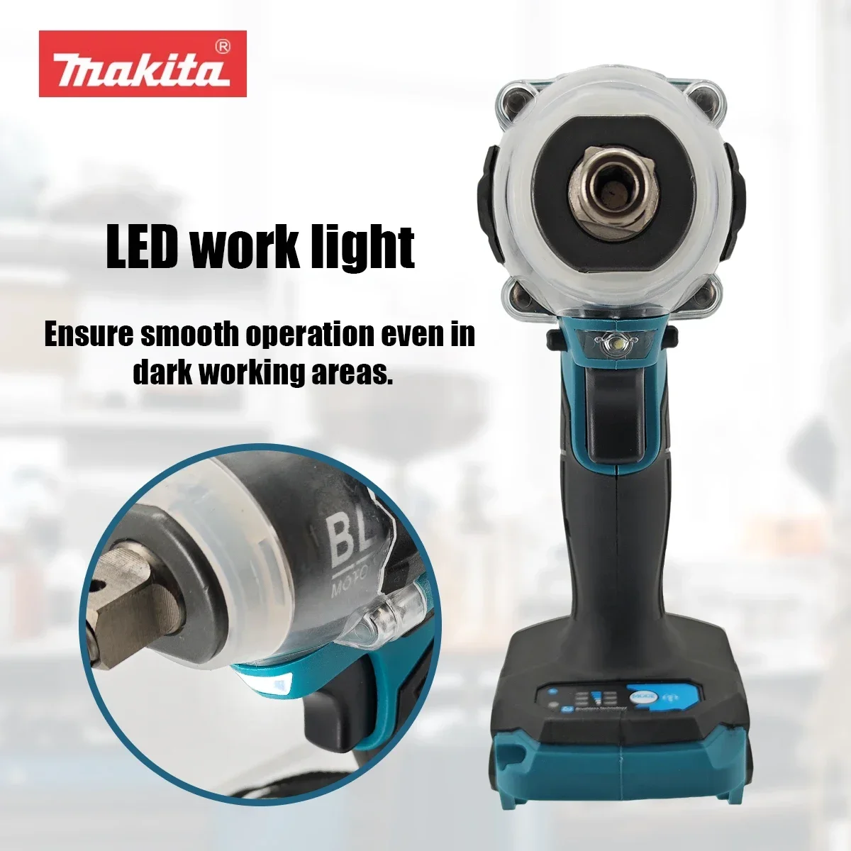 

Makita TW004G 18V Brushless Electric Screwdriver Rechargeable Drill Driver Compatible with Makita 18V Battery Pins