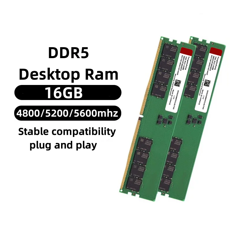 DDR5 16GB×2 4800MHz デスクトップメモリ 1.1V 288ピン