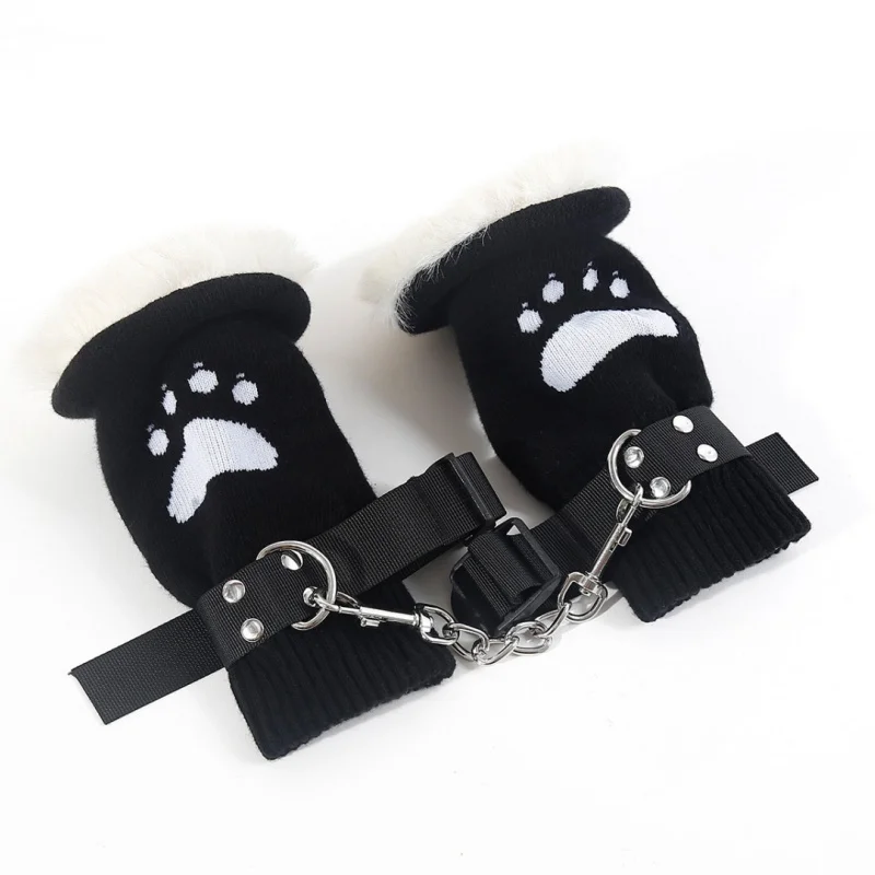 Funny Festival Halloween Party Stage Performance Props Boxing Exotic Costumes Accessories Fetish Horse Paw Gloves Cosplay Games