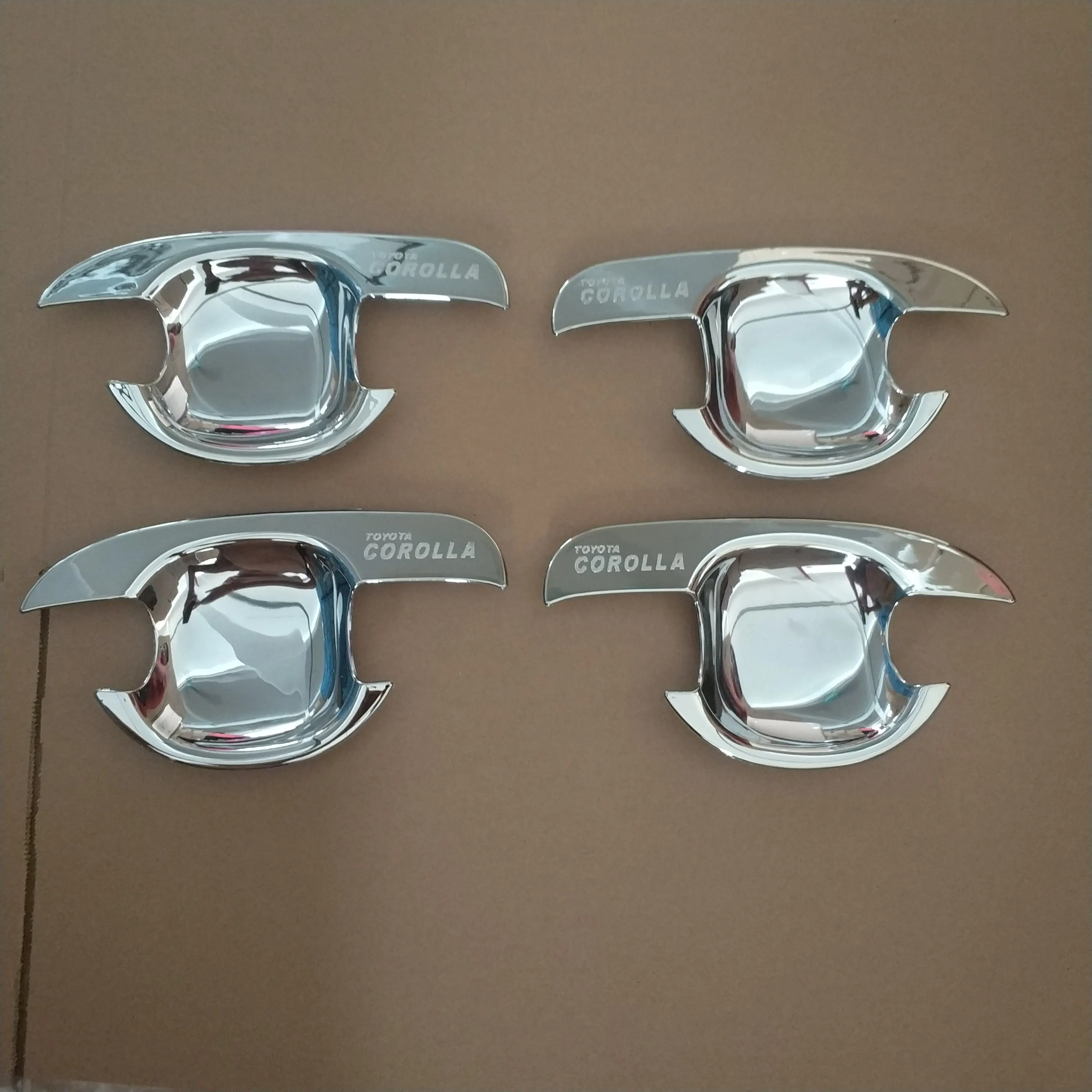 자동차 도요타 알렉스 코롤라 ABS 크롬 액세서리, 도금 문짝 핸들 볼 커버 트림 페이스트 스타일, 2001 2002 2003 2004, 신제품