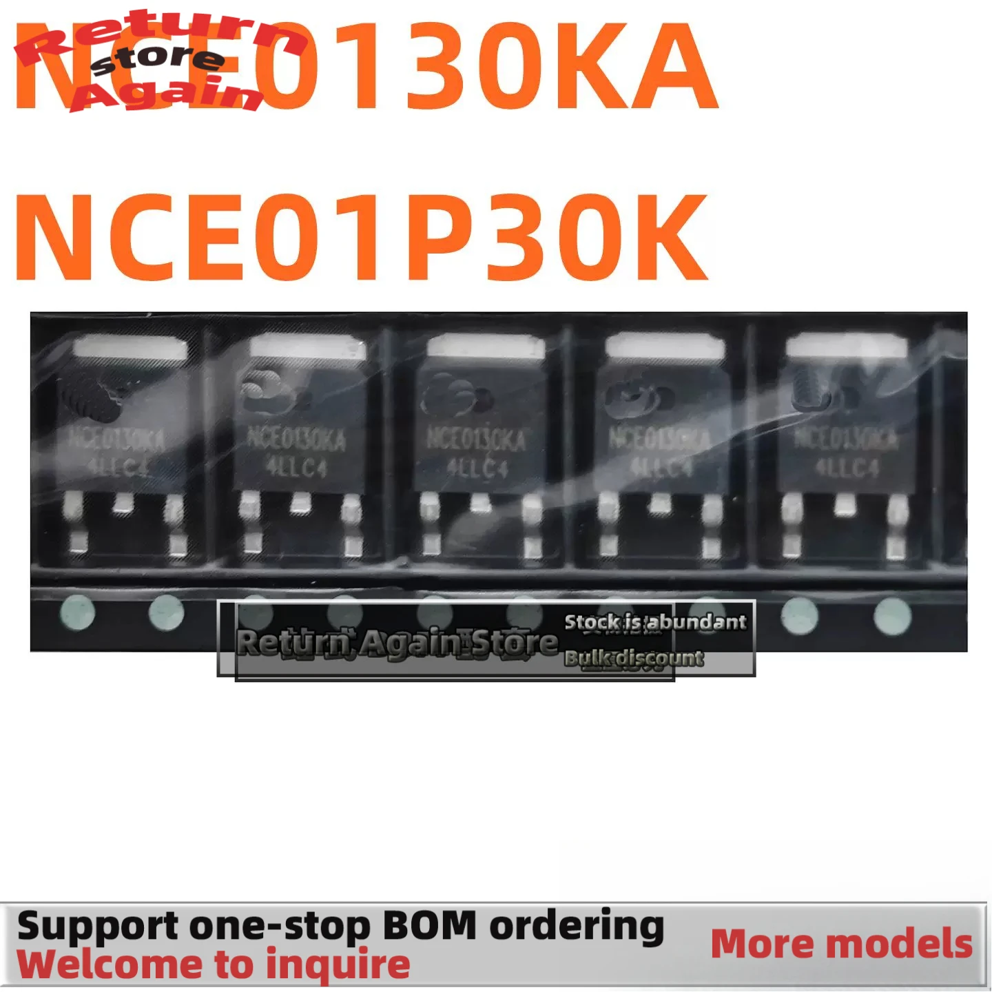 5PCS/per pack NCE0130KA NCE01P30K hanced Power Field-Effect Transistor Chip TO252