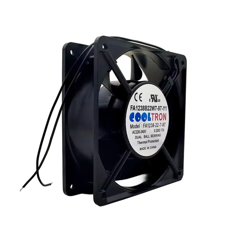 NEW ORIGINAL FA1238B22W7-97-Y1 AC 220V 0.20/0.17A 12038 120*120*38mm 12cm COOLING FAN RADIATOR
