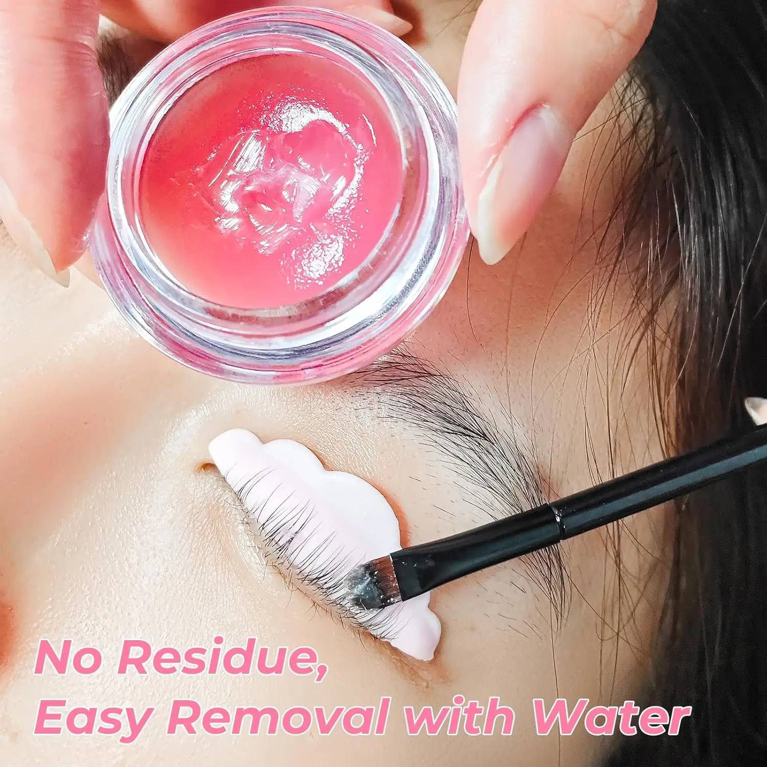 Lomansa Koreański Klej do Liftingu Rzęs 5/10g Balsam Klej do Liftingu Rzęs Klej do Trwałej na Rzęsy 2 w 1 Zestaw do Liftingu, Trwałej, Podkręcania, Makijażu, Narzędzie Kosmetyczne