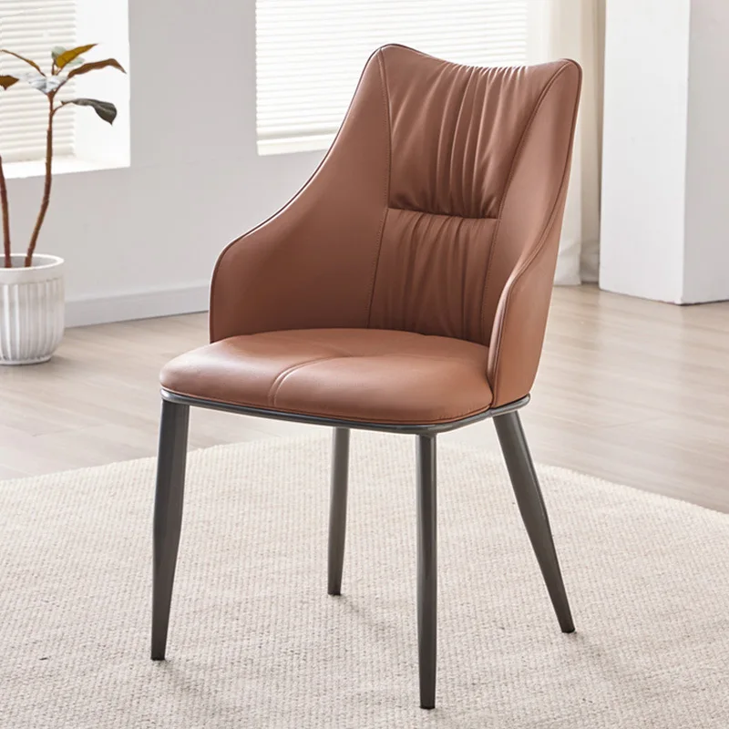Italian light luxury backrest dining chair manufacturers wholesale custom Nordic stools modern simple backrest chair hotel