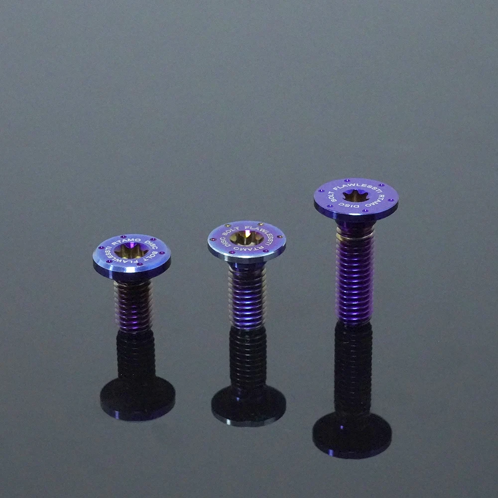 FLAWLESSTI قرص فرامل البراغي Gr5 التيتانيوم M8 طول 15 مللي متر 18 مللي متر 27 مللي متر 1.25 الملعب لسيارات BMW