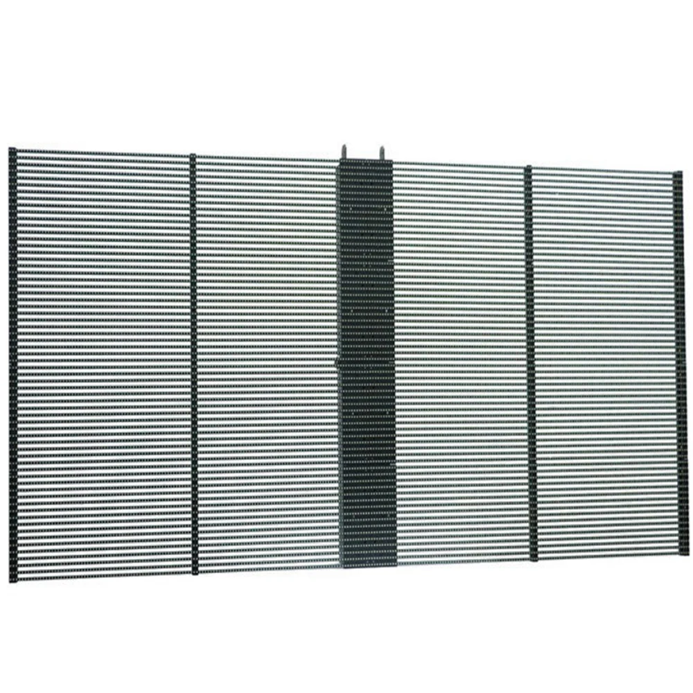 شاشة عرض LED شفافة داخلية مقاس 10.4 مم مع رسوم متحركة ورسومات لجدران الفيديو والنوافذ الزجاجية #5