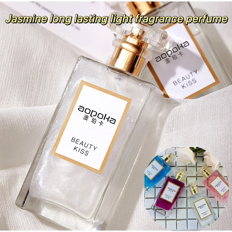 Women's Quicksand Jasmine Perfume Long-lasting Light Fragrance Natural Fresh 50ml Original Brand Woody Floral Fruity Body Mist