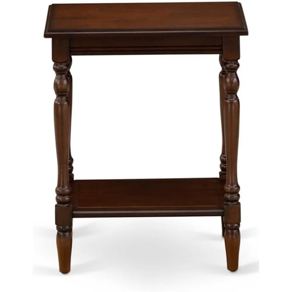 أثاث شرق غرب bf-07-et حامل ليلي بيدفورد - طاولة نهاية مستطيلة مع رف تخزين مفتوح لغرفة النوم، 16 × 20 بوصة، ديس #5