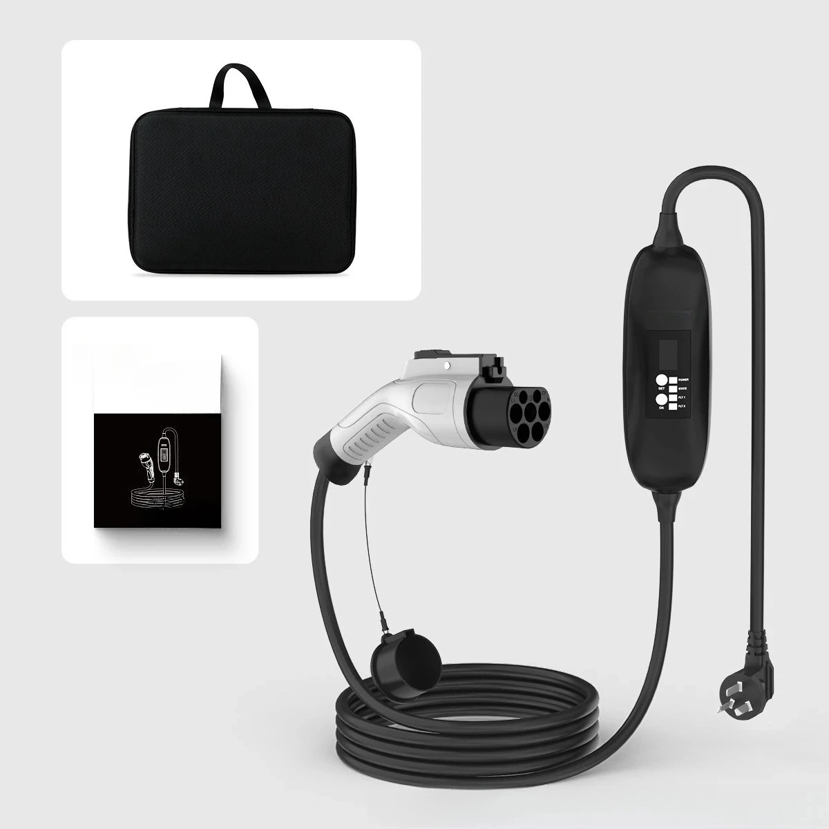 New energy vehicle AC charging pile 3.5KW16A single gun intelligent reservation charging gun