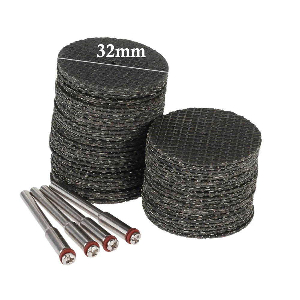 54Pcs Polishing Wheels 32mm Replacement Grinding Wheels Quick Change Strip Flap Discs Clean Welds Rust Removal Buffing Wheels