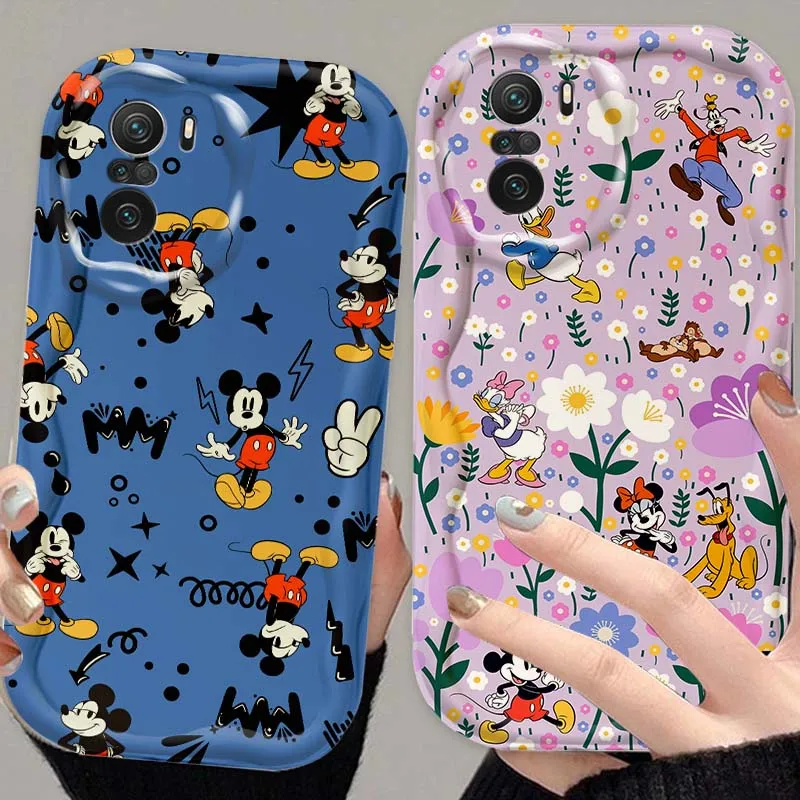 

Disney Mickey Mouse For Xiaomi Redmi 9T 9A 9 9C 10 10C 12 13 13C 14C A2 A1 Plus K30 K40 K60 5G Wave Oil Phone Case