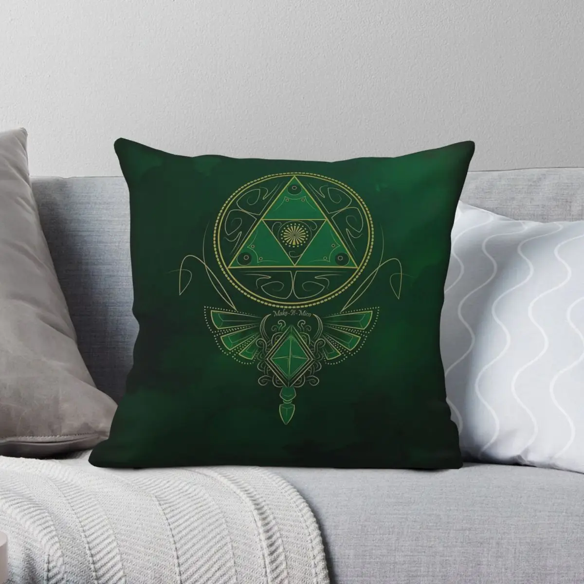 Power Rangers Lost Galaxy Green Courage Pillowcase Polyester Linen Velvet Pattern Zip Decorative Sofa Seater Cushion Case 45x45