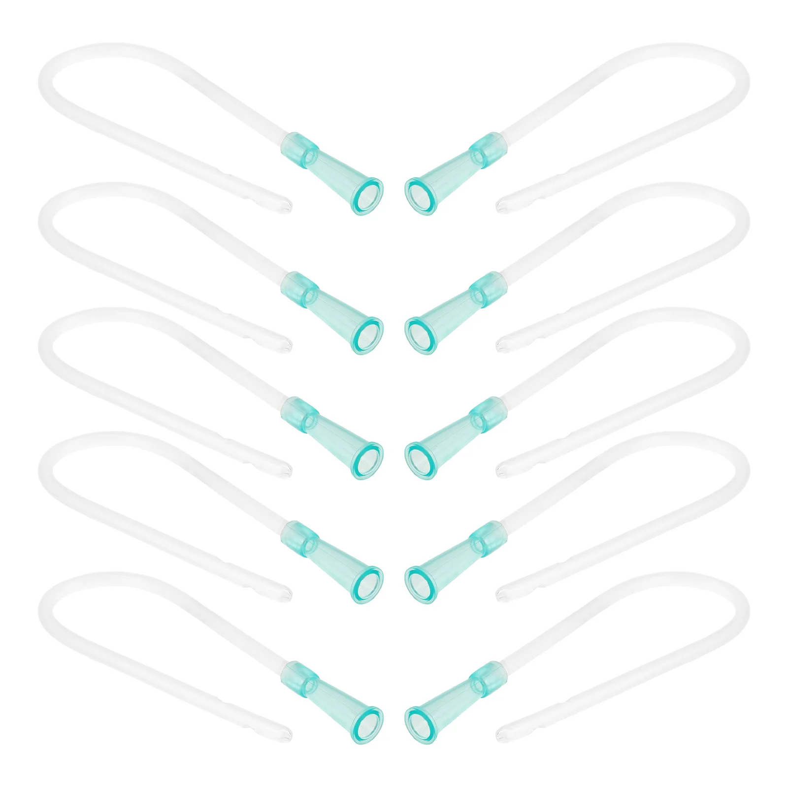 

50Pcs Clear PVC Replacement Tubing Flexible Enema Hose Tubes Kit for Cleansing Leak-Proof Replacement Tube