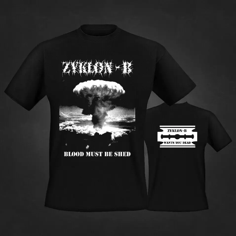 ZYKLON-B-Blut muss T-Shirt 5x4 Angebot vergossen werden! Lesen Beschreibung