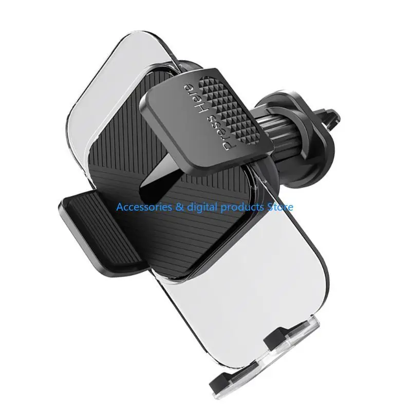 77JD Universal 360 Rotación Interior del coche Soporte navegación para teléfono móvil Soporte cuna