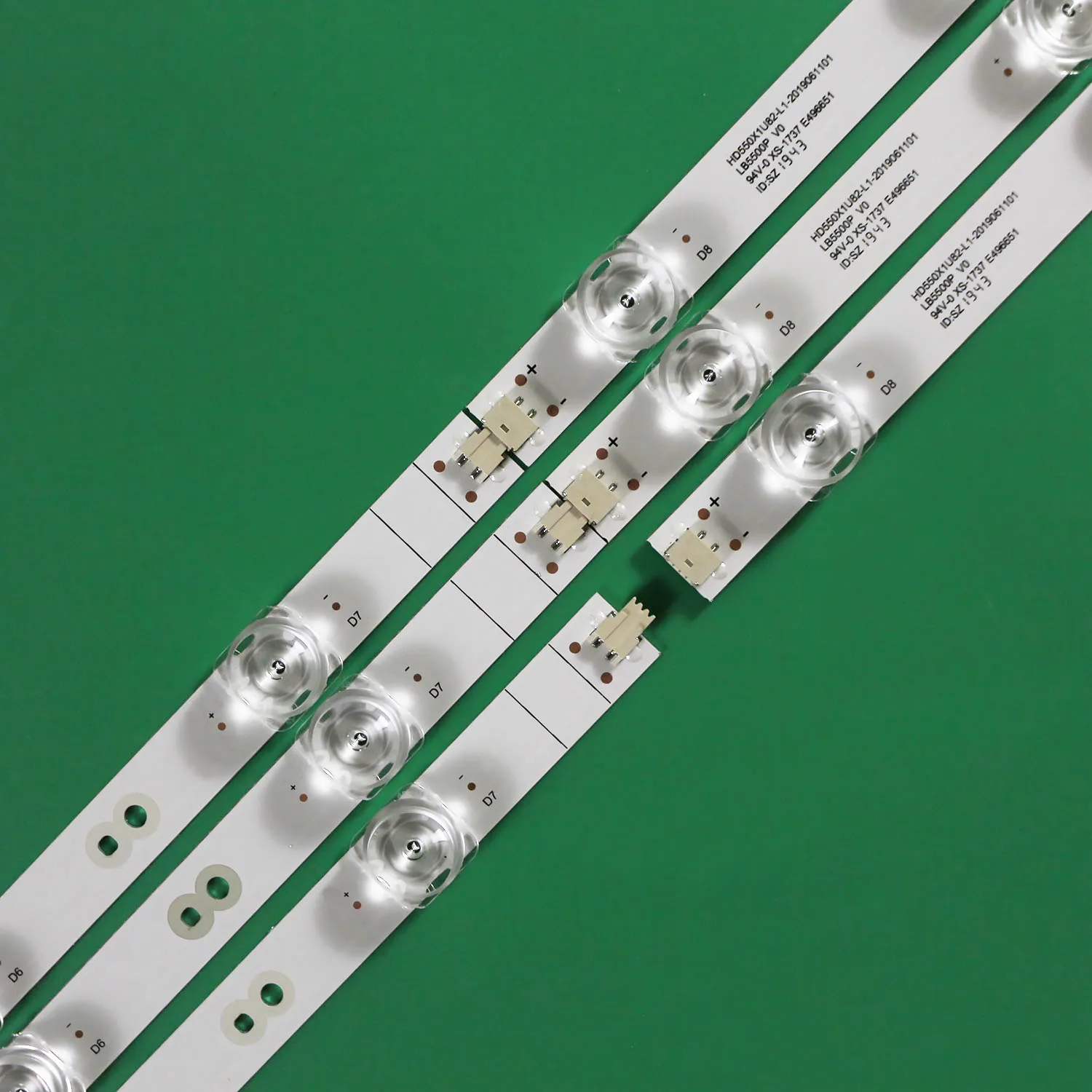 Imagem -03 - Tira de Led para Toshiba 13 Leds 55u5069 55u5069ee 55u5069ev 55u5069ea Hd550x1u84-t0l1 +2023122001 Apt-hxlb19088 55h6570f 55h6590f