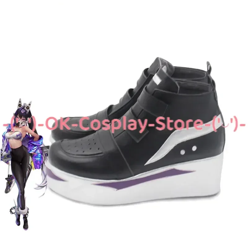 [Angepasst] Sen Cosplay Schuhe Spiel NIKKE Die Göttin des Sieges Anime Roleplay Requisiten Halloween Karneval Party PU Leder Stiefel