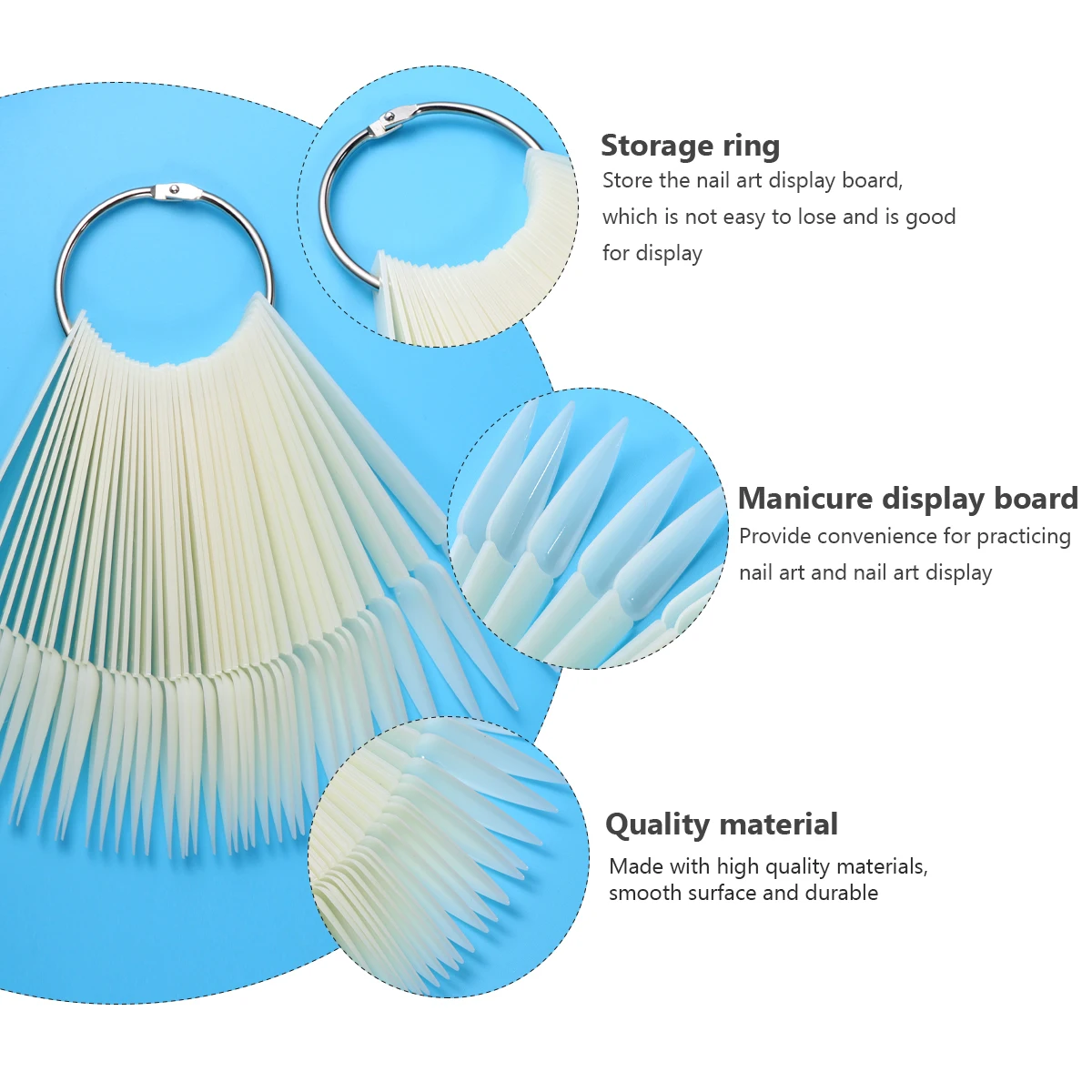 Рисунок 6 - Острый цветной стенд для дизайна ногтей