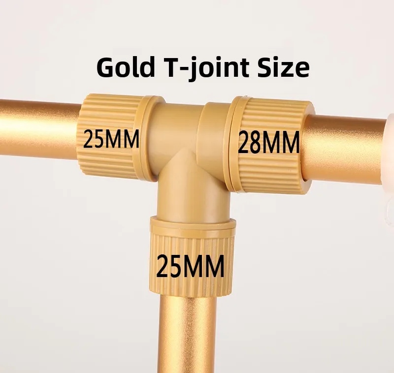 

Expandable Plastic Tee-Way Connector Single Double Rod Floor Standing Clothes Drng Ra Home Garment Care Storage Organizer