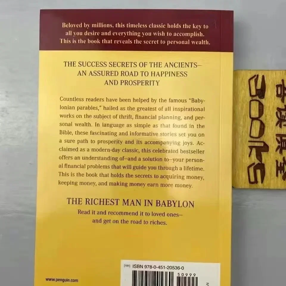 The Richest Man in Babylon By George S. Clason Financial Success Inspirational Reading Book