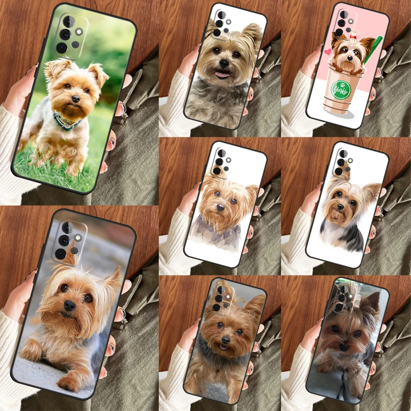 Yorkshire Terrier Dog Puppy Case For Samsung Galaxy A13 A33 A53 A73 A51 A71 A12 A22 A32 A42 A52 A72 A14 A34 A54 Cover