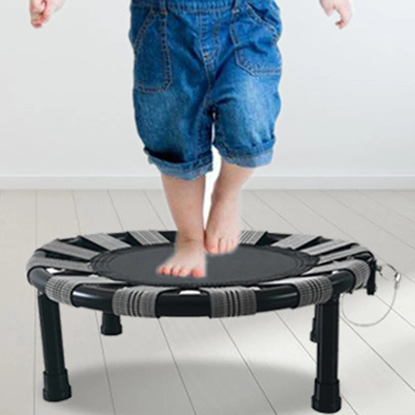 

Mini Indoor Trampoline Compact Round Jumping Bed Sturdy Folding Exercise Trampoline Funny Toys for Birthday Gifts Home Toy