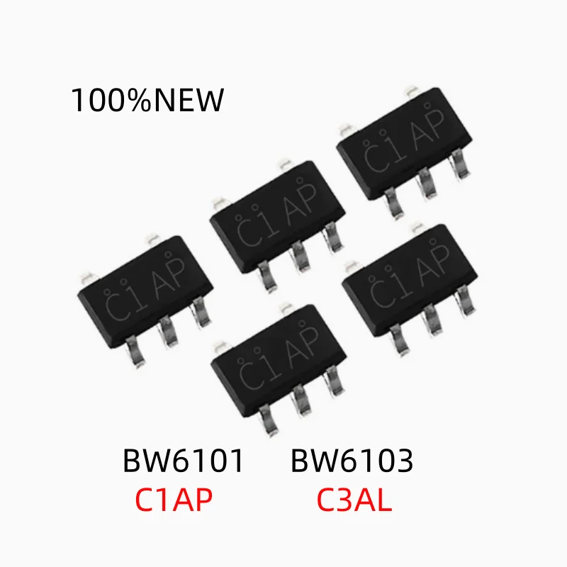 (10 Pieces) 100% New Bw6101 C1Ap Bw6103 C3Al Smd Sot23-5 Supercapacitor Protection Chip