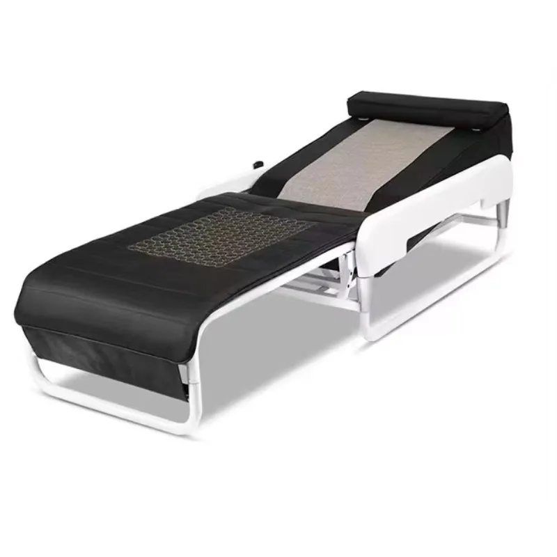 

Автоматическая электрическая массажная кровать с нефритовыми камнями и инфракрасной терапией для всего тела, модель 2026 года