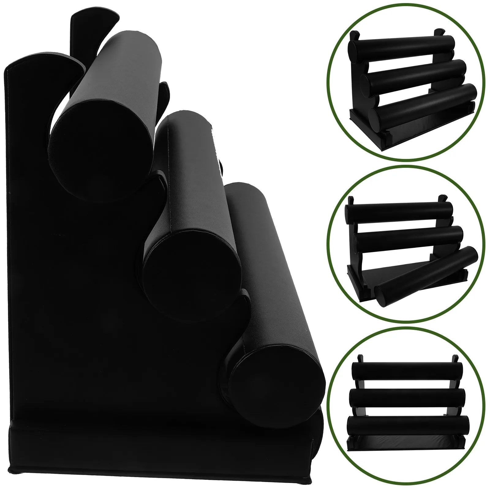 

Разборная 3-ярусная подставка для браслетов, многофункциональный органайзер для украшений, держатель для браслетов, часов, резинок для волос, хранения ювелирных изделий