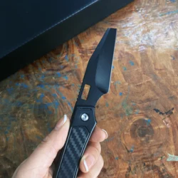 Cuchillo táctico plegable alta dureza para camping y supervivencia