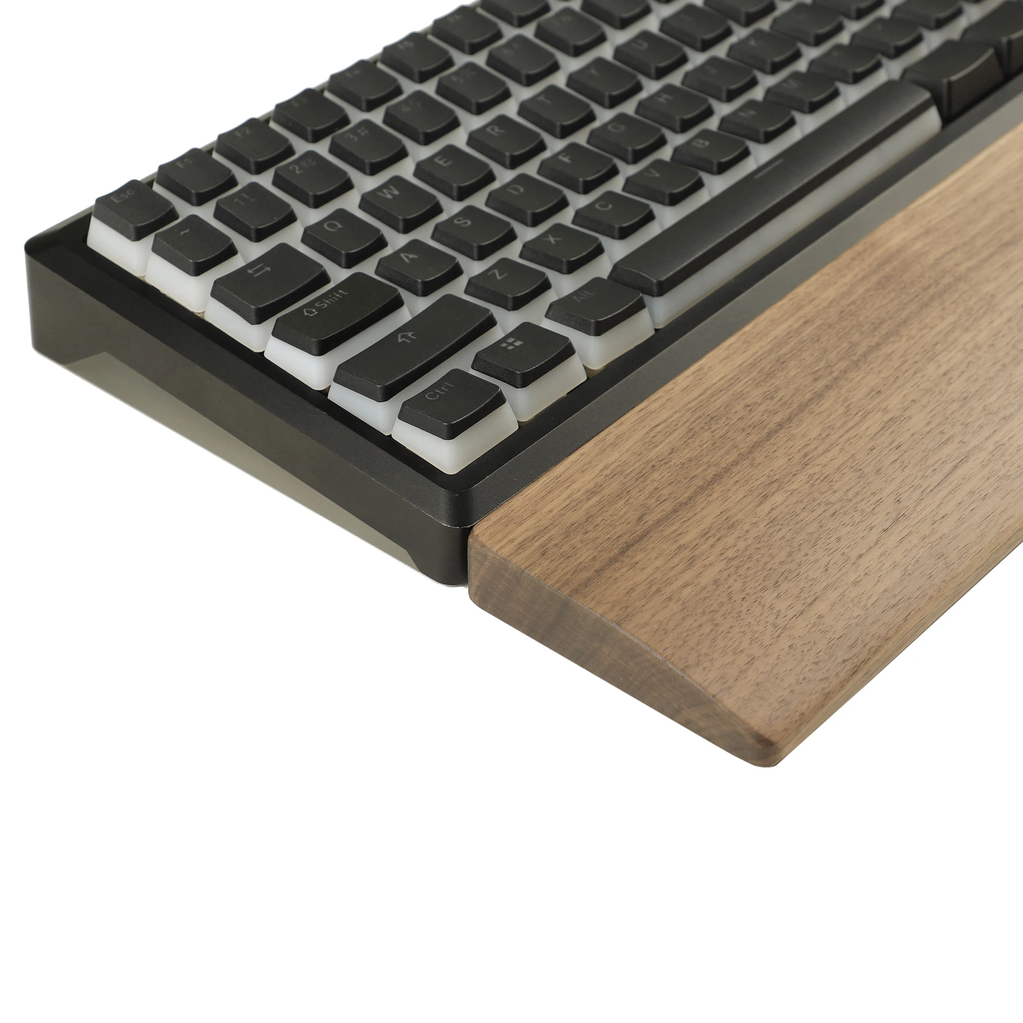 Walnut Wrist Rest For 84 75% Keyboard Ergonomic Design Relieves Fatigue