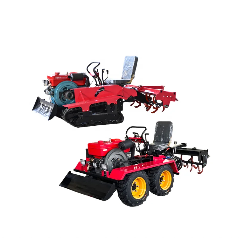 Multifunctional Agriculture Small Tractors Agricolas Farmer Tractors Compact 4x4 Mini Farming Tractors