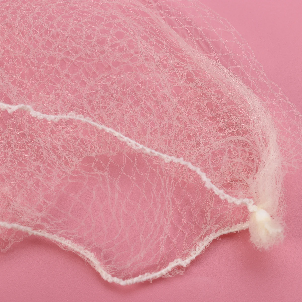 

100pcs Hair Nets Elastic Mesh Invisible Hairnet for Women Golden Nurse Durable Soft Cap Hospital Lab Salon Use Hairnets