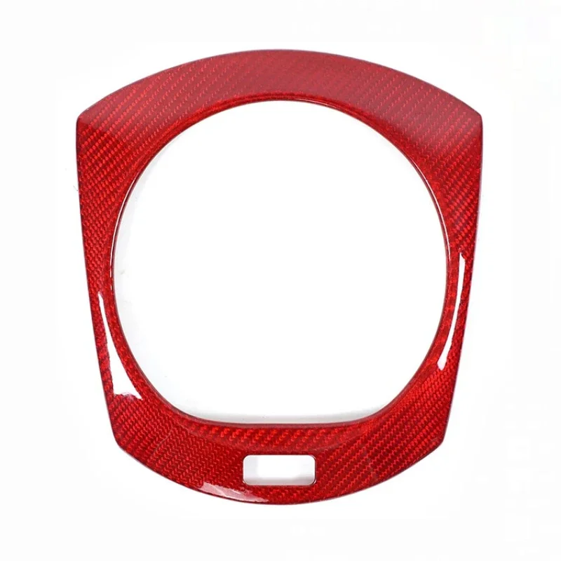 For Mazda MX-5 Real Dry Carbon Fiber 2016-25 Interior Center Console Gear Shift Panel Cover Decoration Modification Accessories